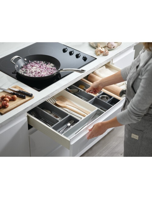 Joseph Joseph Blox Drawer Organiser, 10-Piece Set, Grey product photo View 05 L