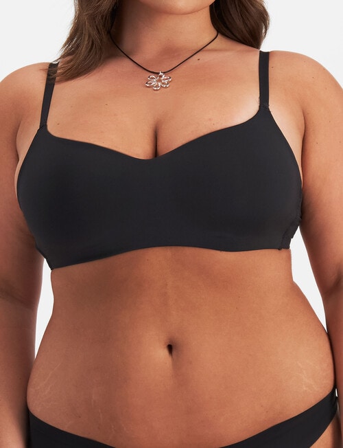 Bonds Icons Wirefree Bra, Black, 6-20 product photo