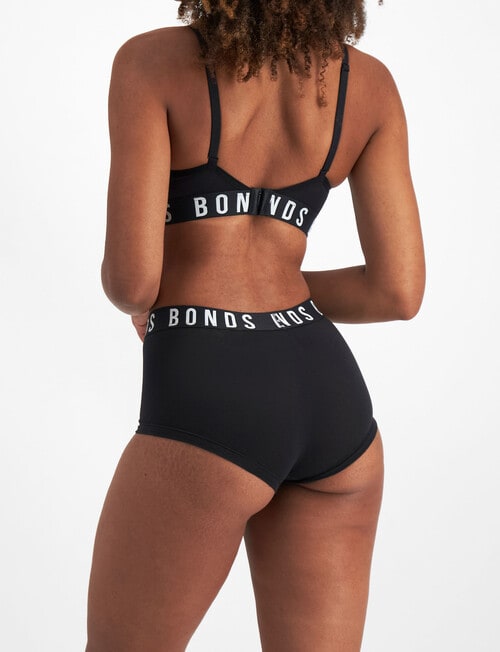 Bonds Icons Shortie, Plain Black, 6-20 product photo View 07 L