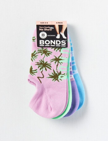 Bonds Unleash your sneaky style with these women's Pattern No Show Socks from Bonds. product photo