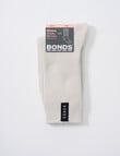 Bonds Chunky Rib Socks, Stone Throw product photo View 02 S