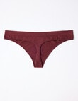 Bonds Seamless Gee Brief, Bordeaux, 6-24 product photo View 02 S