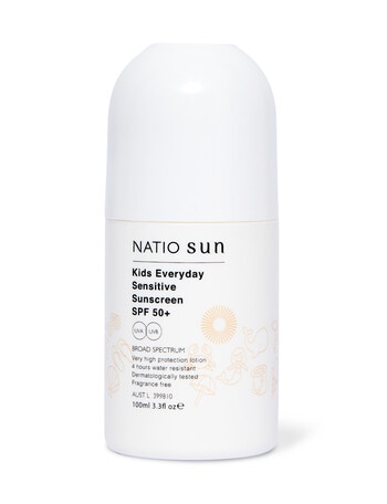 Natio Kids Everyday Sensitive Roll On Sunscreen SPF50+, 100ml product photo