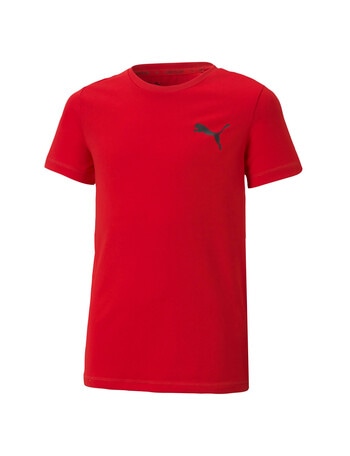 Puma Active Small Logo Tee, Red product photo