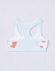 Jockey Performance Stay Fit Crop Top, Floral Checkerboard product photo View 02 S