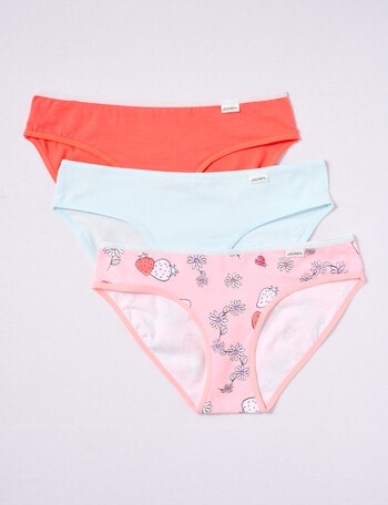 Jockey Multipack Brief, 3-Pack, Pink product photo
