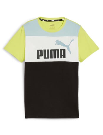 Puma Essential Block Tee, Turquoise Surf product photo