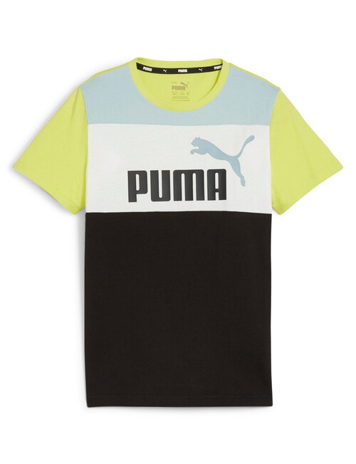 Puma Essential Block Tee, Turquoise Surf product photo