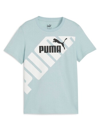 Puma Power Graphic Tee, Turquoise Surf product photo