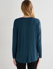 Bodycode Long Sleeve Boxy Tee, Pacific product photo View 02 S