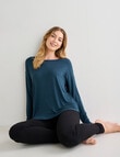 Bodycode Long Sleeve Boxy Tee, Pacific product photo View 03 S
