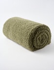 Haven Teddy Throw, Olive product photo View 03 S