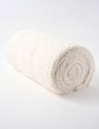 Haven Teddy Throw, White product photo View 03 S