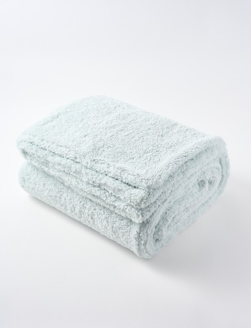 Haven Teddy Throw, Blue product photo