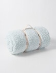 Haven Teddy Throw, Blue product photo View 02 S