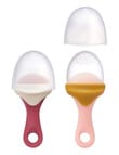 Boon Pulp Silicone Feeder, 2-Pack, Pink & Coral product photo View 02 S