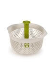 Joseph Joseph Spindola In-Sink Salad Spinner Colander, White product photo