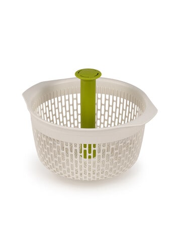 Joseph Joseph Spindola In-Sink Salad Spinner Colander, White product photo