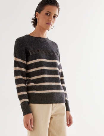 Jigsaw Cosy Sweater, Stripe product photo