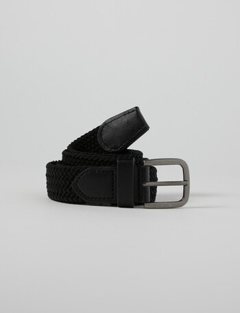 Mac & Ellie Casual Belt, Black product photo