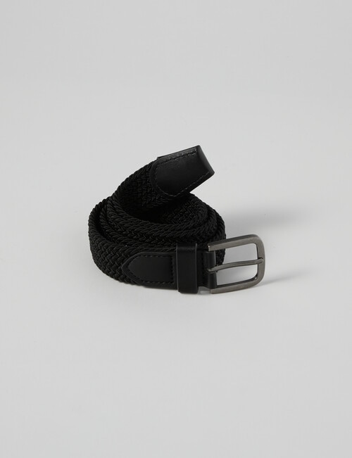 Mac & Ellie Casual Belt, Black product photo View 02 L