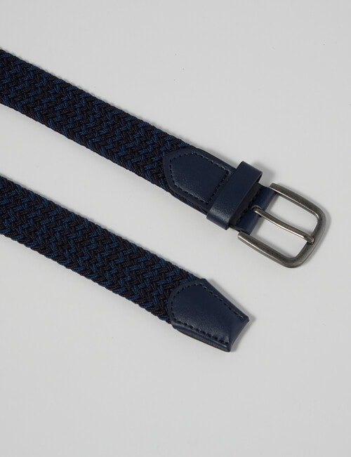 Mac & Ellie Casual Belt, Navy product photo View 03 L