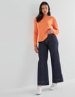 Zest Long Sleeve Rib Top, Mango Marle product photo View 03 S