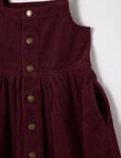 Mac & Ellie Cord Pinafore, Berry product photo View 02 S