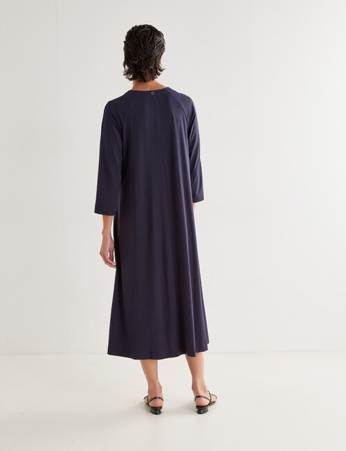 Jigsaw Icon Knit Dress, Navy product photo View 02 L