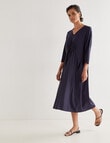 Jigsaw Icon Knit Dress, Navy product photo View 03 S