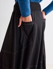 Jigsaw Cocoon Knit Skirt, Black product photo View 05 S