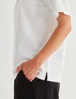 Mineral Boxy Tee, Ivory product photo View 04 S