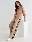 Whistle Puff Sleeve Jumper, Camel Marle product photo View 03 S