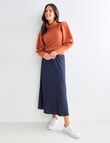 Whistle Puff Sleeve Jumper, Rust Marle product photo View 03 S