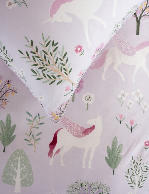 Linen House Kids Unicorn Meadow Duvet Cover Set product photo View 03 L