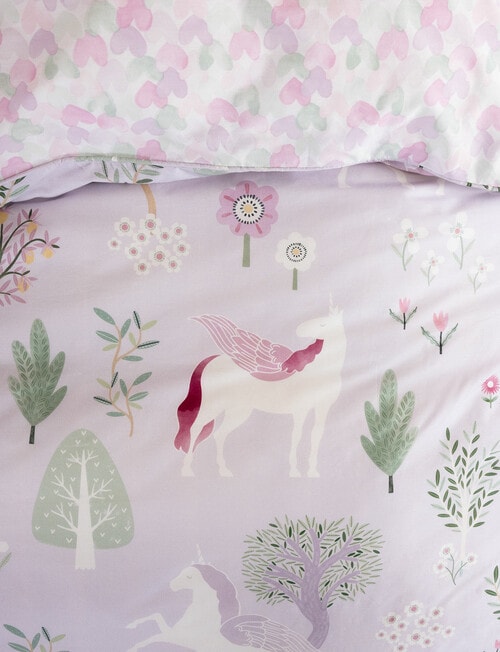 Linen House Kids Unicorn Meadow Duvet Cover Set product photo View 04 L