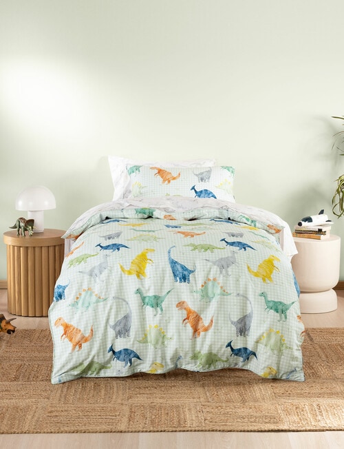 Linen House Kids Dinosnore Duvet Cover Set product photo