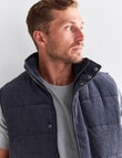 Gasoline Concord Puffer Vest, Slate product photo View 04 S