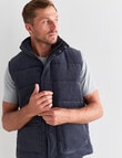 Gasoline Concord Puffer Vest, Slate product photo View 06 S