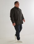 Tarnish King Size Cord Work Shirt, Charcoal product photo View 03 S