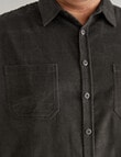 Tarnish King Size Cord Work Shirt, Charcoal product photo View 04 S