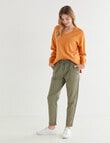 Zest Jogger Pant, Smokey Olive product photo View 03 S