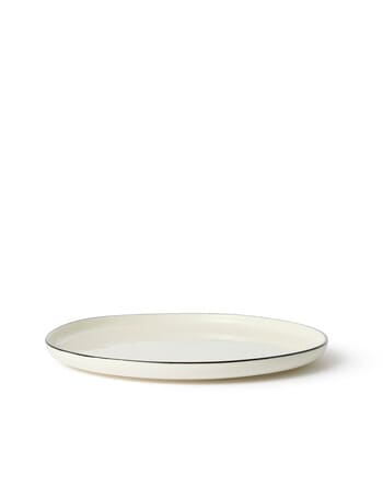 Stevens Cambridge Dinner Plate, 26cm, White & Black product photo