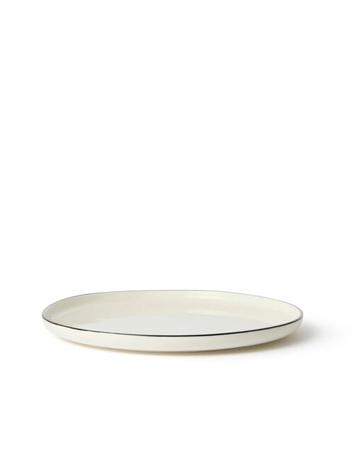Stevens Cambridge Dinner Plate, 26cm, White & Black product photo