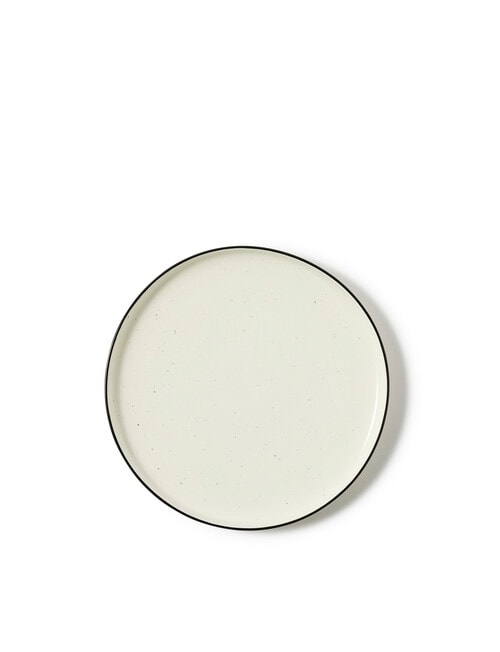 Stevens Cambridge Dinner Plate, 26cm, White & Black product photo View 02 L