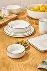 Stevens Cambridge Side Plate, 21cm, White & Black product photo View 03 S
