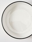 Stevens Cambridge Pasta Bowl, 19cm, White & Black product photo View 02 S