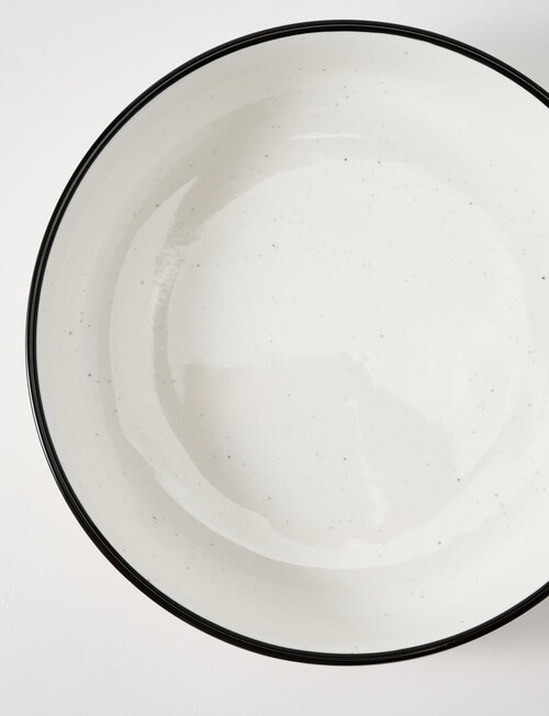 Stevens Cambridge Pasta Bowl, 19cm, White & Black product photo View 02 L