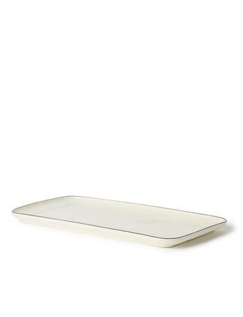Stevens Cambridge Platter, 35cm, White & Black product photo