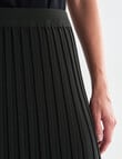 Oliver Black Pleat Knit Skirt, Khaki product photo View 04 S